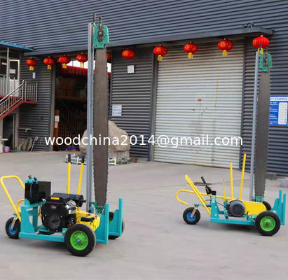 Mobile Chain Sawmill For Big Logs Timber Cutting Vertical Cutting Wood Slasher